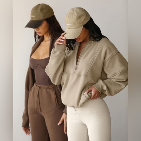 NWT Joah Brown lace up jogger S/M - Picture 2 of 5